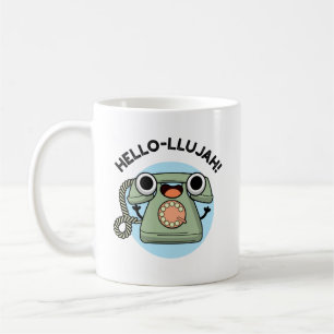 Hello-lujah Funny Telephone Pun Coffee Mug