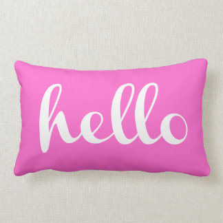 Hello! Lumbar Pillow