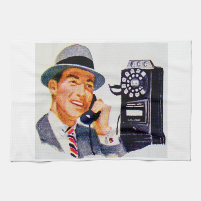 Hello, Mabel? It's Tony. Kitchen Towel (Horizontal)