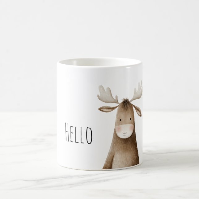 Hello Moose Coffee Mug (Center)