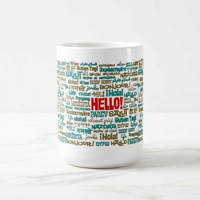 Hello (Multi Language) Mug (Center)