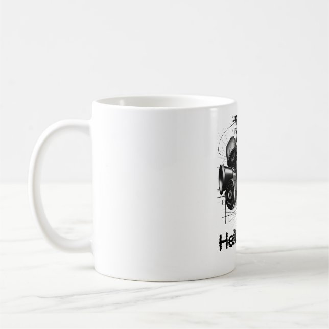 hello music coffee mug (Left)
