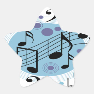 hello music star sticker