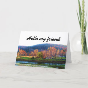 HELLO MY FRIEND card