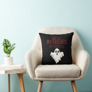 HELLO MY FRIENDS AT SCHOOL, BACK TO SCHOOL THROW PILLOW
