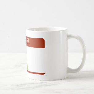 hello my name is Android Coffee Mug