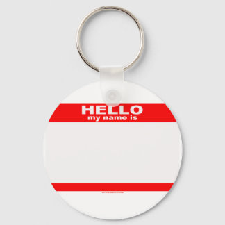 Hello my name is BLANK copy Keychain
