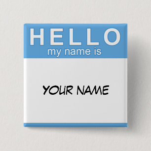 Hello My Name is Button