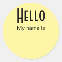Hello, My Name Is