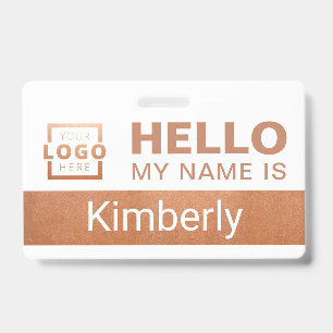 Hello My Name Is - Custom Business Employee Name Badge