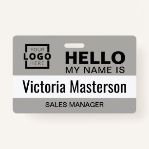 Hello My Name Is - Custom Business Employee Name Badge