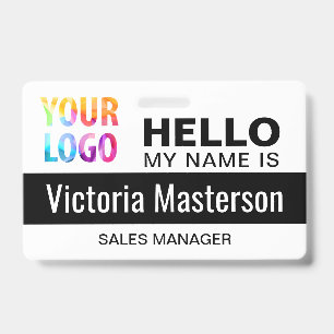 Hello My Name Is - Custom Business Employee Name Badge