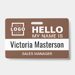 Hello My Name Is - Custom Business Employee Name Badge