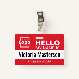 Hello My Name Is - Custom Business Employee Name Badge