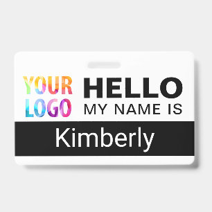 Hello My Name Is - Custom Business Employee Name Badge