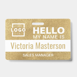 Hello My Name Is - Custom Business Employee Name Badge
