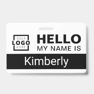 Hello My Name Is - Custom Business Employee Name Badge