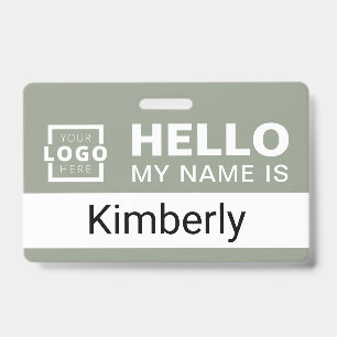 Hello My Name Is - Custom Business Employee Name Badge
