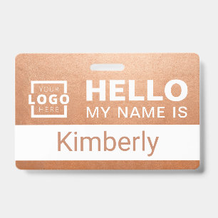 Hello My Name Is - Custom Business Employee Name Badge