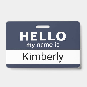 Hello My Name Is - Custom Business Employee Name Badge