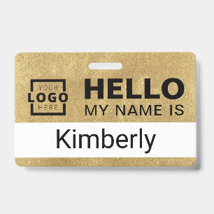 Hello My Name Is - Custom Business Employee Name Badge