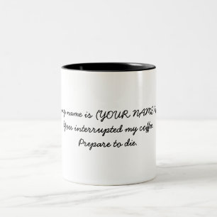 Hello, My Name Is Customizable Mug
