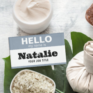 Hello My Name Is Customized Nursing Student Nurse Tag