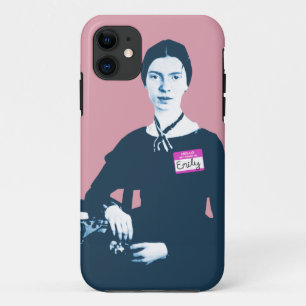 Hello My Name Is Emily Dickinson Pink iPhone Case
