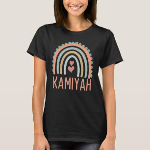 Hello My Name Is KAMIYAH Rainbow Name Custome Pre T-Shirt