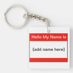 Hello my name is keychain