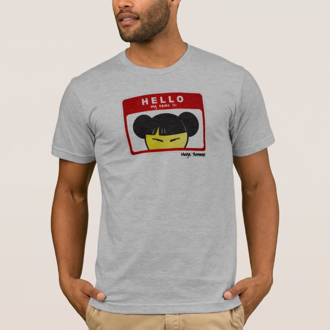 Hello my name is Mega Yummo T-Shirt (Front)