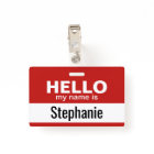 Hello my name is - personalized