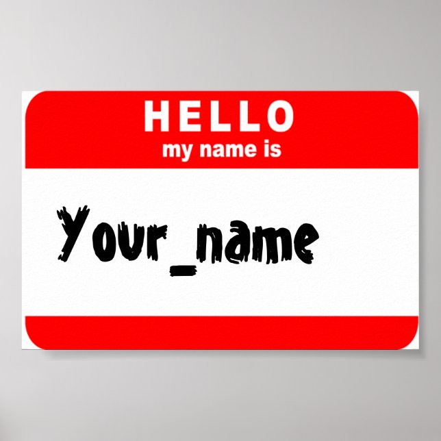 hello_my_name_is... poster (Front)