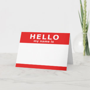 hello my name is private holiday card