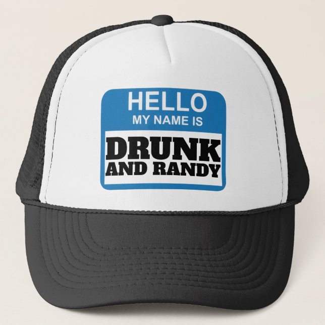 HELLO MY NAME IS SPOOF TRUCKER HAT (Front)