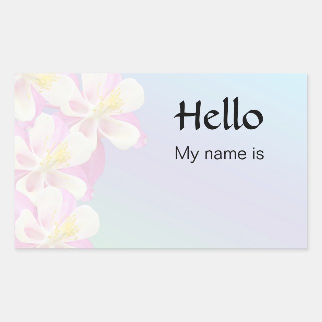 Hello, My Name Is Sticker (Front)
