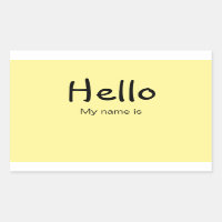 Hello, My Name Is