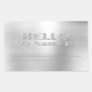 Hello My Name Is Tag Reunions Class Meeting Grey