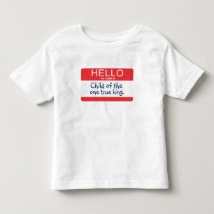 Hello My Name Is... Toddler T-shirt