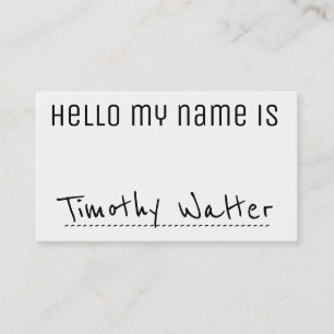 Hello   Name Card 2