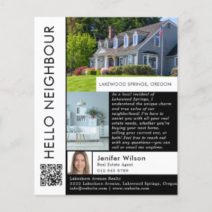 Hello Neighbour Real Estate Marketing Flyer