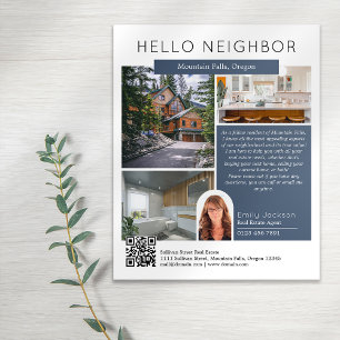 Hello Neighbour Real Estate Marketing Introduction Flyer