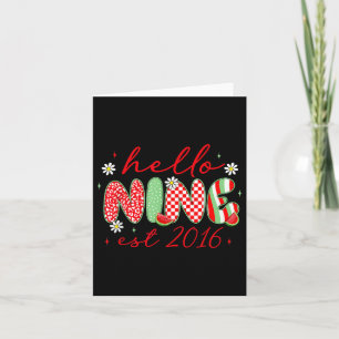 Hello Nine Est 2016 9th Birthday Girl Watermelon 9 Card
