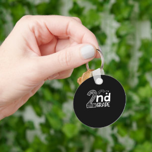 Hello On To 2nd Grade Teachers Team Secound Grade Keychain