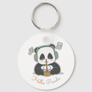 Hello panda keychain