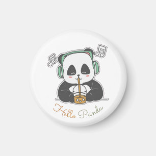 Hello panda magnet