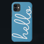 Hello Phone Case<br><div class="desc">This trendy product by Redtop Designs makes a great gift or is the perfect treat for yourself. Our products are sure to be admired by anyone with a sense of style.</div>