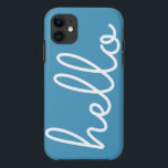 Hello Phone Case<br><div class="desc">This trendy product by Redtop Designs makes a great gift or is the perfect treat for yourself. Our products are sure to be admired by anyone with a sense of style.</div>