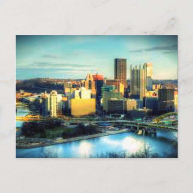 Hello pittsburgh postcard (Front)