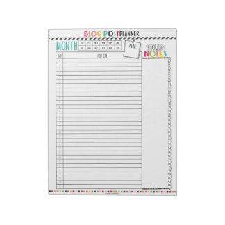 Hello Planner : Bloc-notes mensuels de planificati